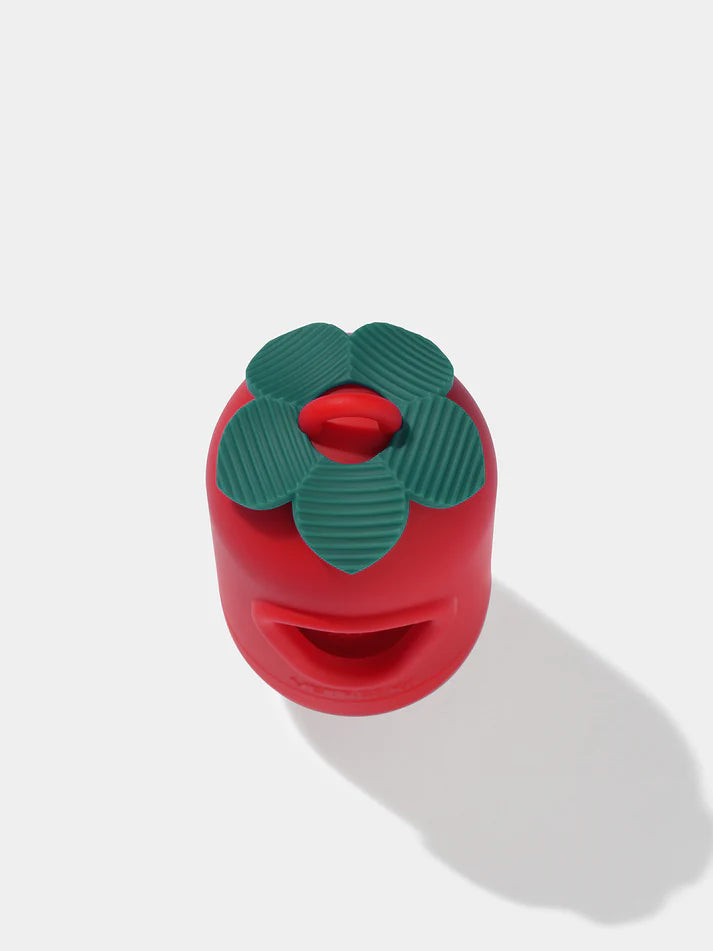 Vetreska Strawberry Poop Bags & Dispenser Set - 1 Cata Caca + 1 Rolo