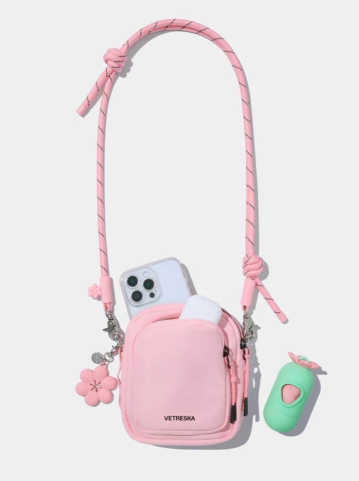 Vetreska Connect Flora Mini Ware Classic (Pink with Blacks Flecks) - Bolsa Multifuncional