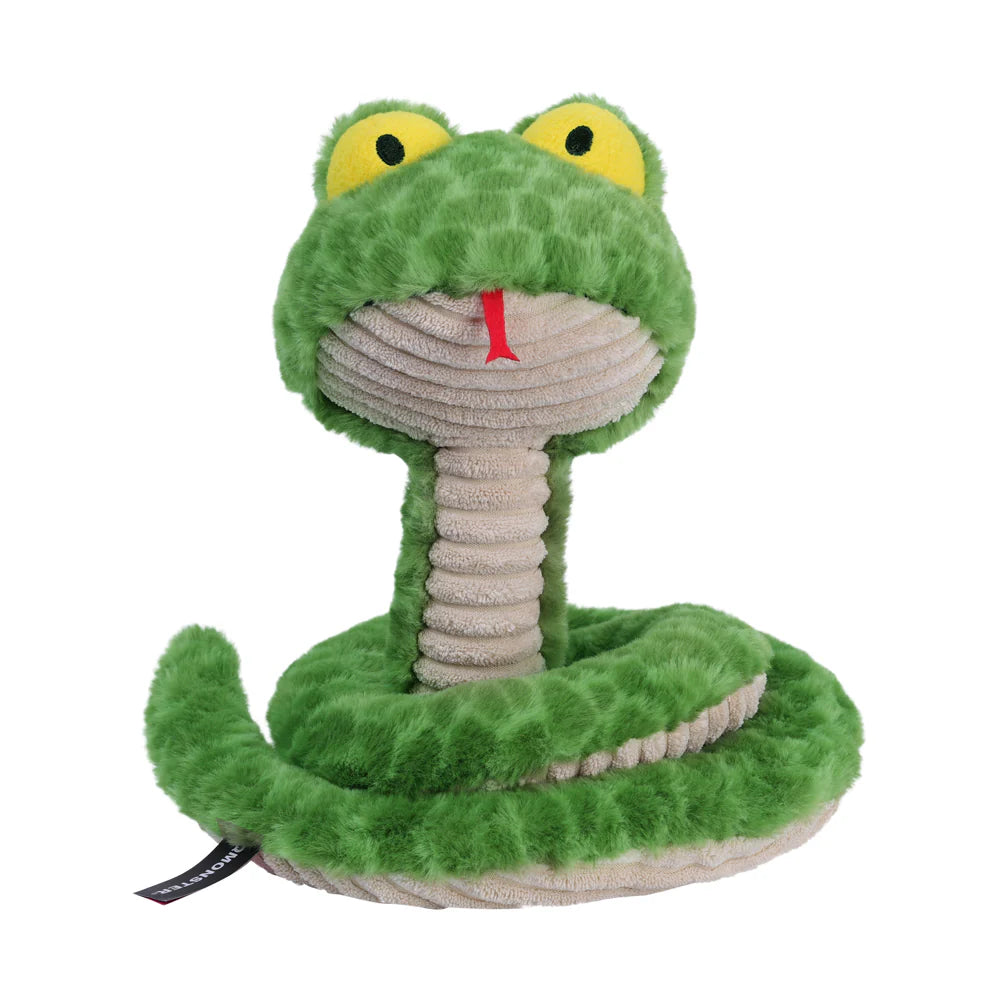 Pelucia Para Cães PETTA - Qmonster Cobra de Mola 100cm Verde