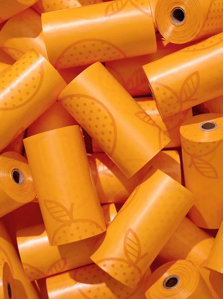 Vetreska Tangerine Refil 12 Rolos - Conjunto de Sacos Cata Caca
