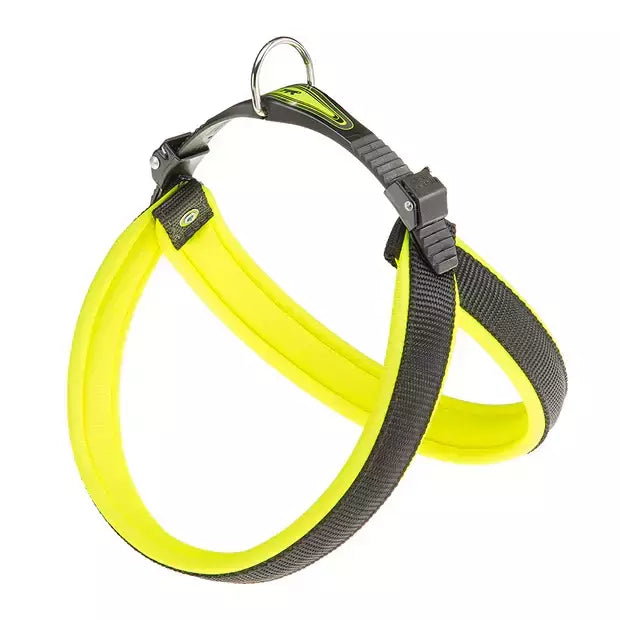 Peitoral Agila Fluo Amarelo para cachorros