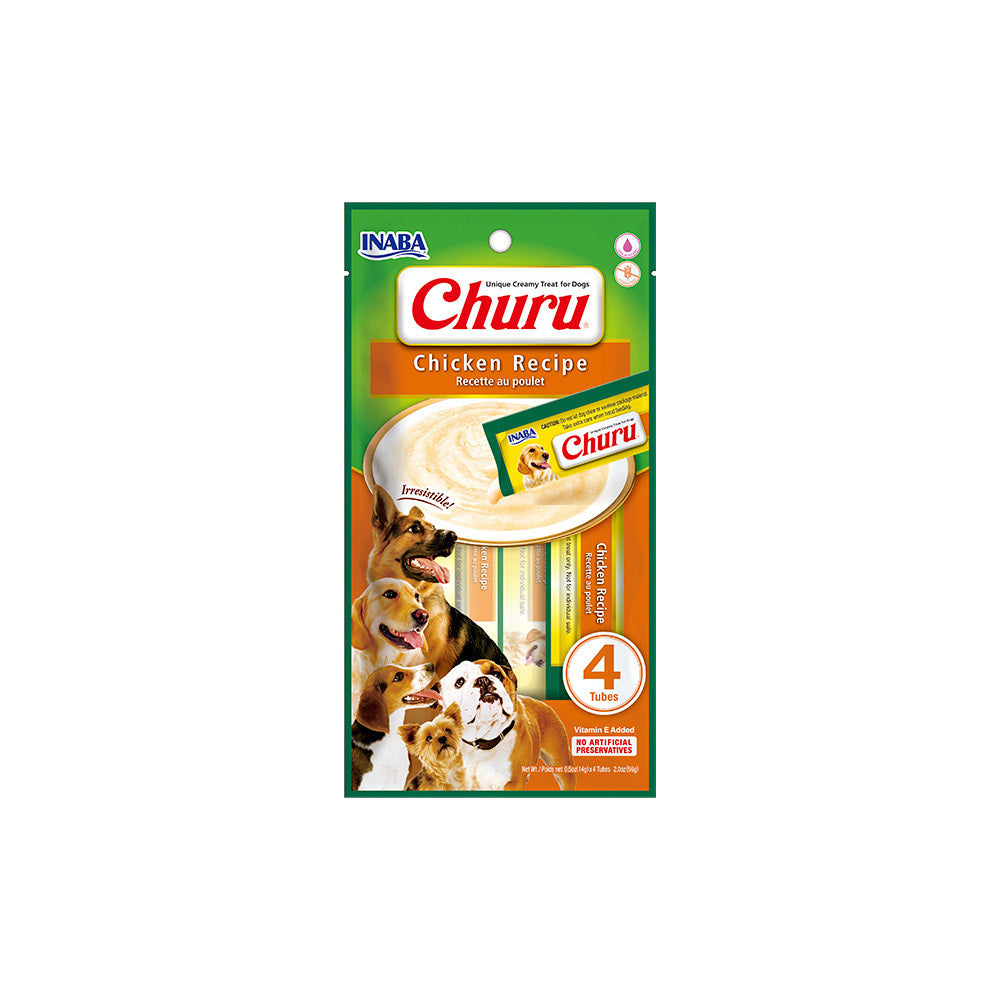 Churu Para Cães Purê Sabor Frango 56g