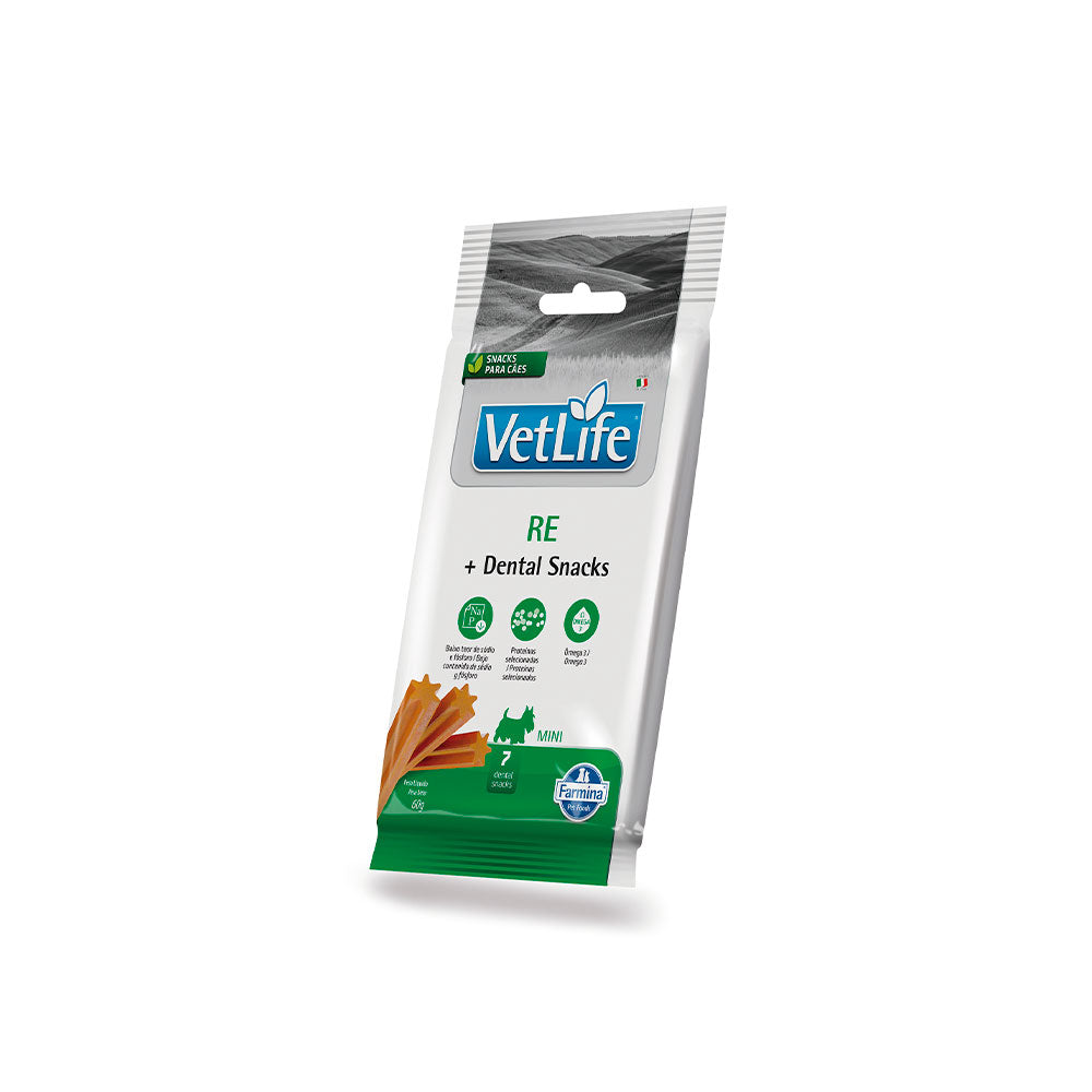 Petisco Dental Vet Life OD para Cães de Raças Mini e Pequenas 60g