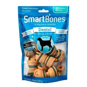 SmartBones Dental Ossinhos Para Cães 112g - 8 unidades