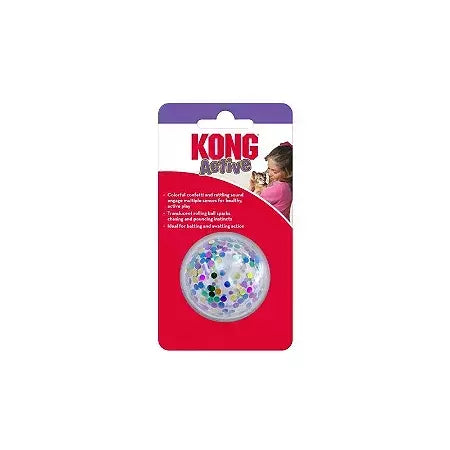 Kong Active Confetti Ball Bola Para Gatos