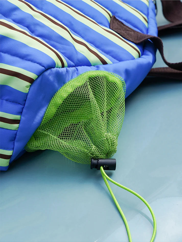 Bolsa de Transporte para Pets Listras Retrô Azul - Zeze