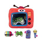 Brinquedo Interativo Olfativo 5 em 1 Esconde Caixa Mágica TV - QMonster