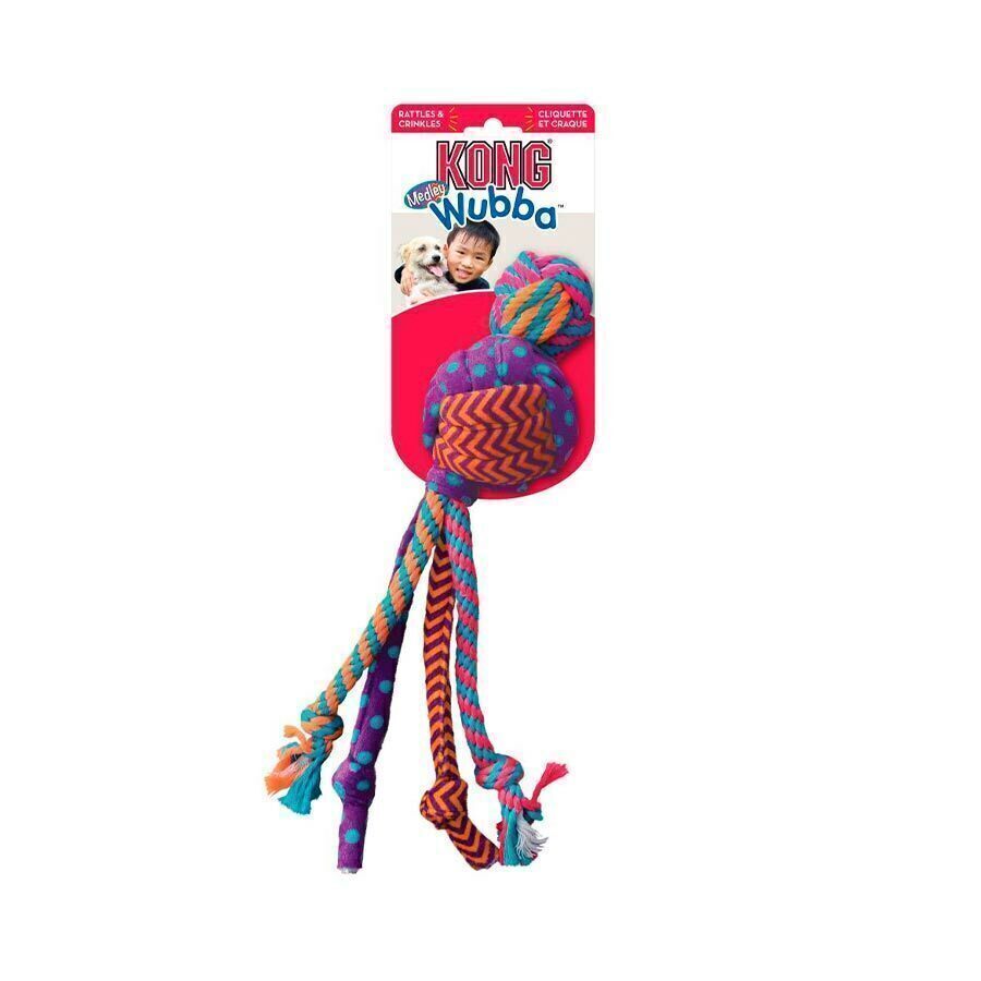 Kong Wubba Medley G Brinquedo para Cachorros
