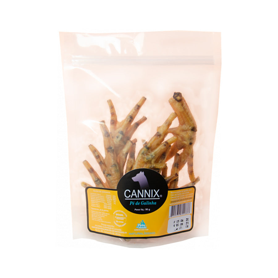 Petisco Natural Cannix Pata de Galinha 90g