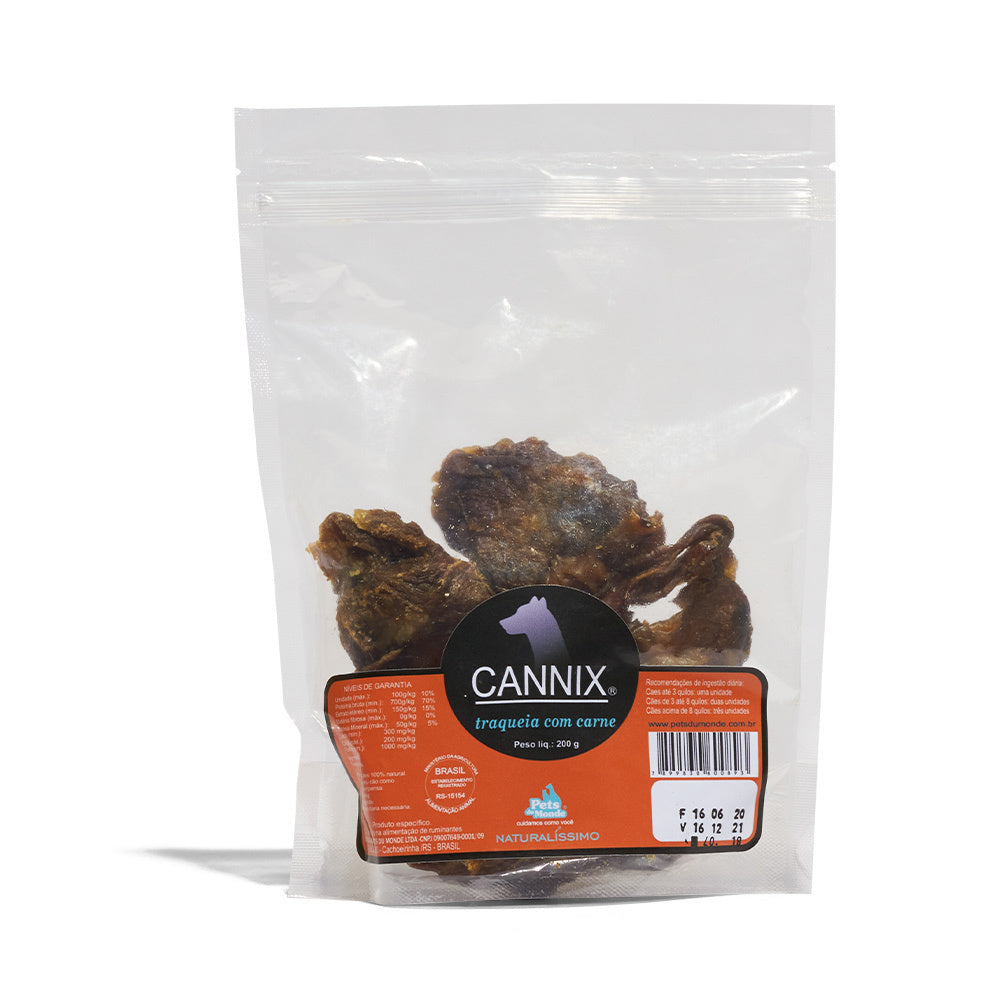 Petisco Natural Cannix Traqueia com carne 200g