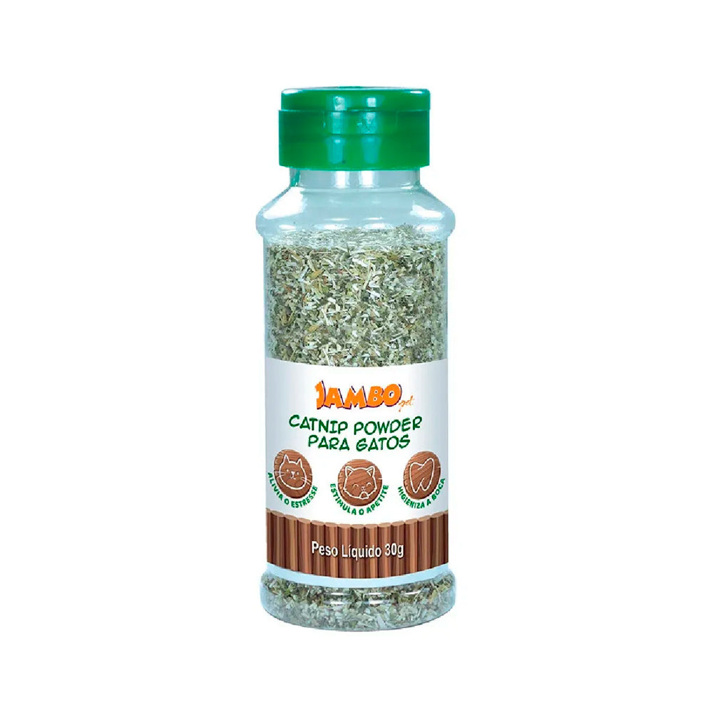 Catnip Powder Em Erva Para Gatos 30g Jambo