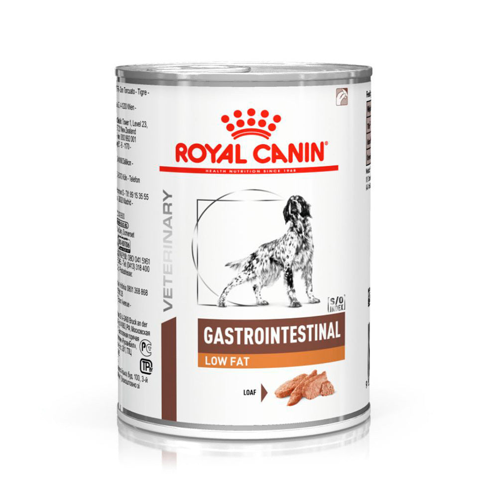 Ração Úmida Royal Canin Lata Canine Gastrointestinal Low Fat 420g