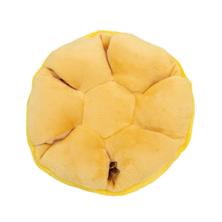 Brinquedo Interativo Olfativo Cogumelo Curioso Amarelo QMonster