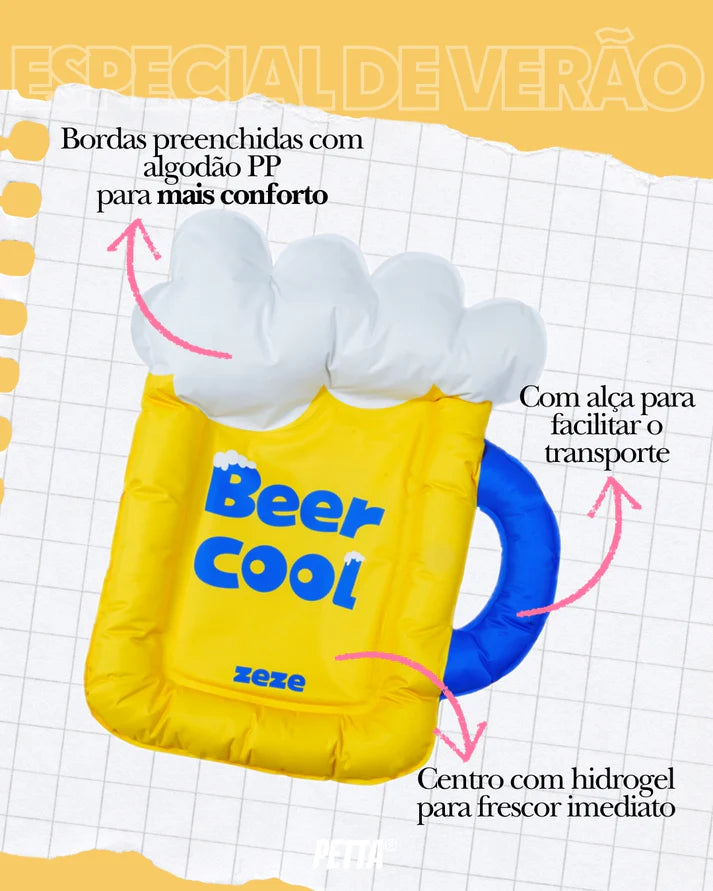 Tapete Gelado Cerveja com Almofada - Zeze