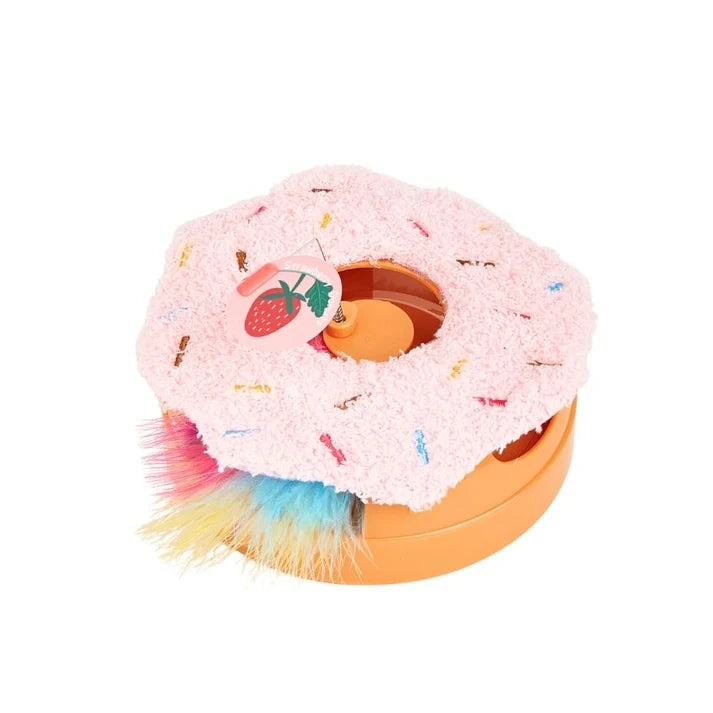 Brinquedo Interativo de Pelúcia Donut de Morango FOFOS
