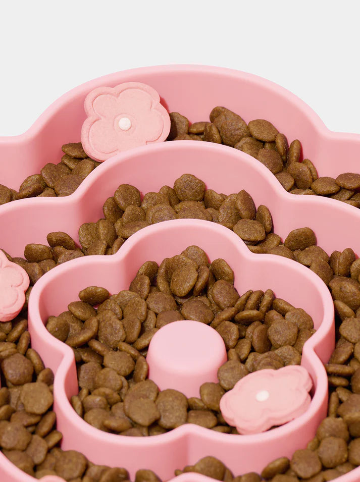 Vetreska Flora Silicone Pet Comedouro Lento para Cachorro