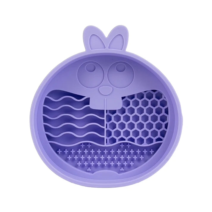Comedouro Lento de Silicone para Pets Coelho QMonster