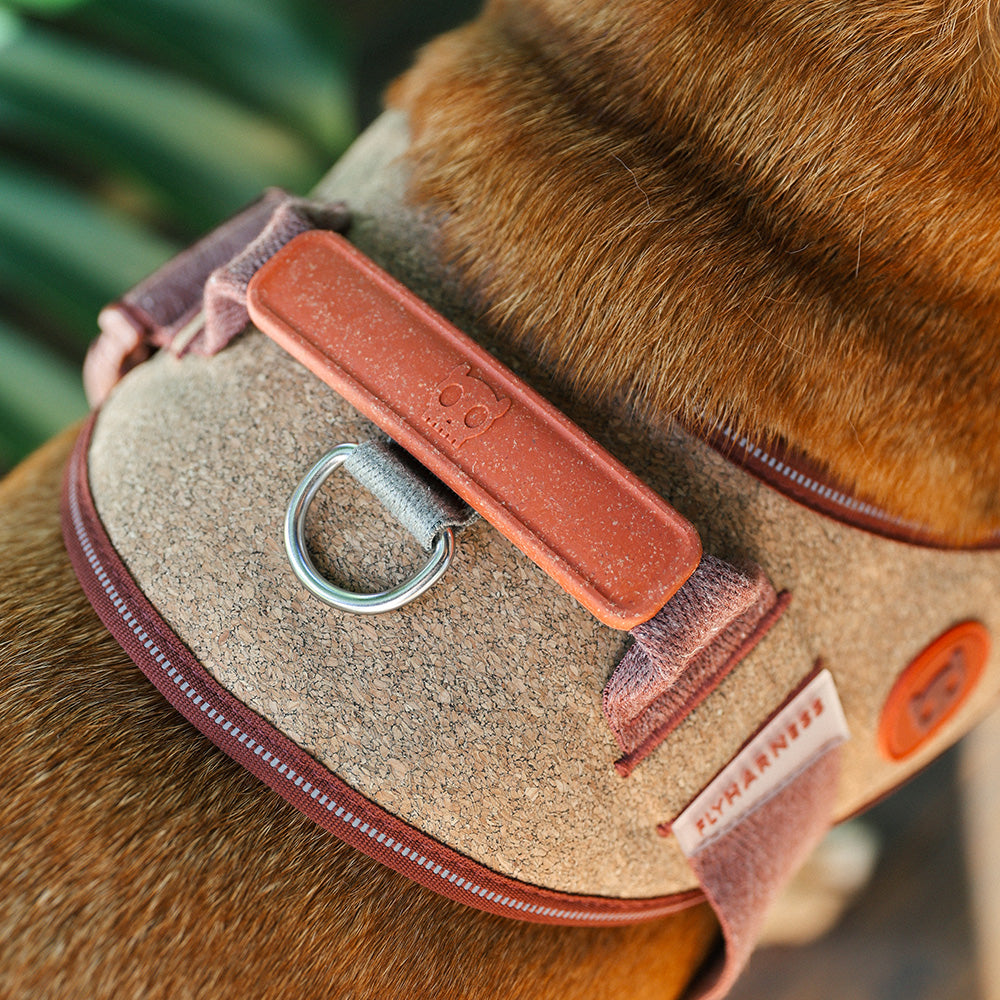 Peitoral FlyHarness Naturals Cocoa Zee.Dog