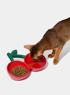 Vetreska Cherry Ceramic Pet Bowl - Tigela de Cerâmica para Gatos