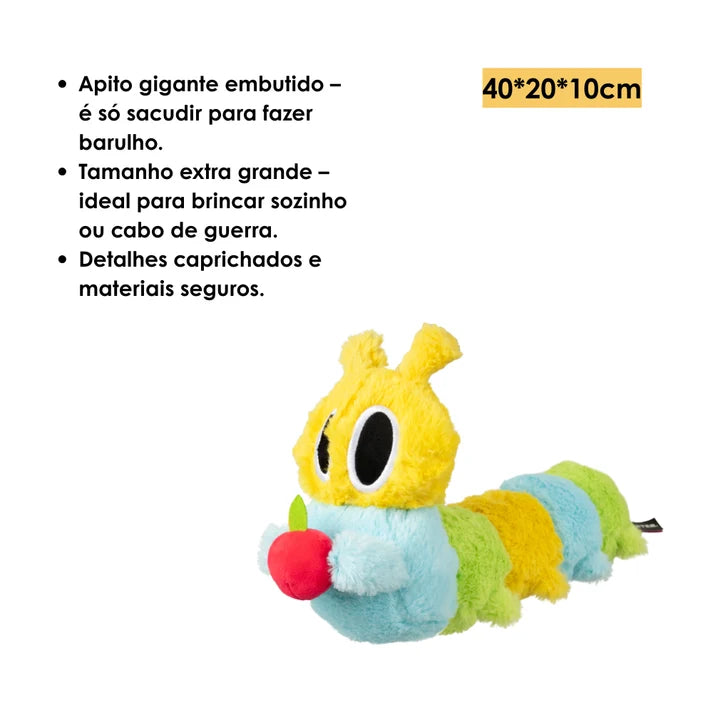 Qmonster Brinquedo Interativo Lagarta e a Maçã