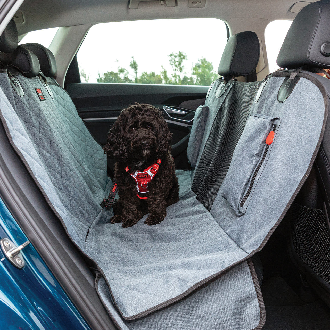 KONG Travel 2 em 1  Capa Protetora e Rede XL Ideal para carros grandes