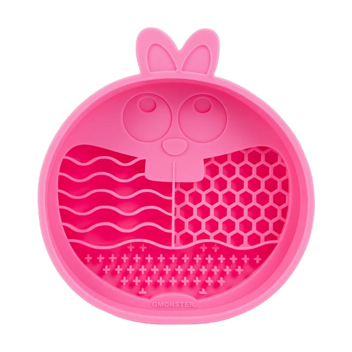 Comedouro Lento de Silicone para Pets Coelho QMonster