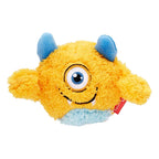 Qmonster Brinquedo para cachorro - 2in1 Monstro Ciclope - Amarelo Pequeno