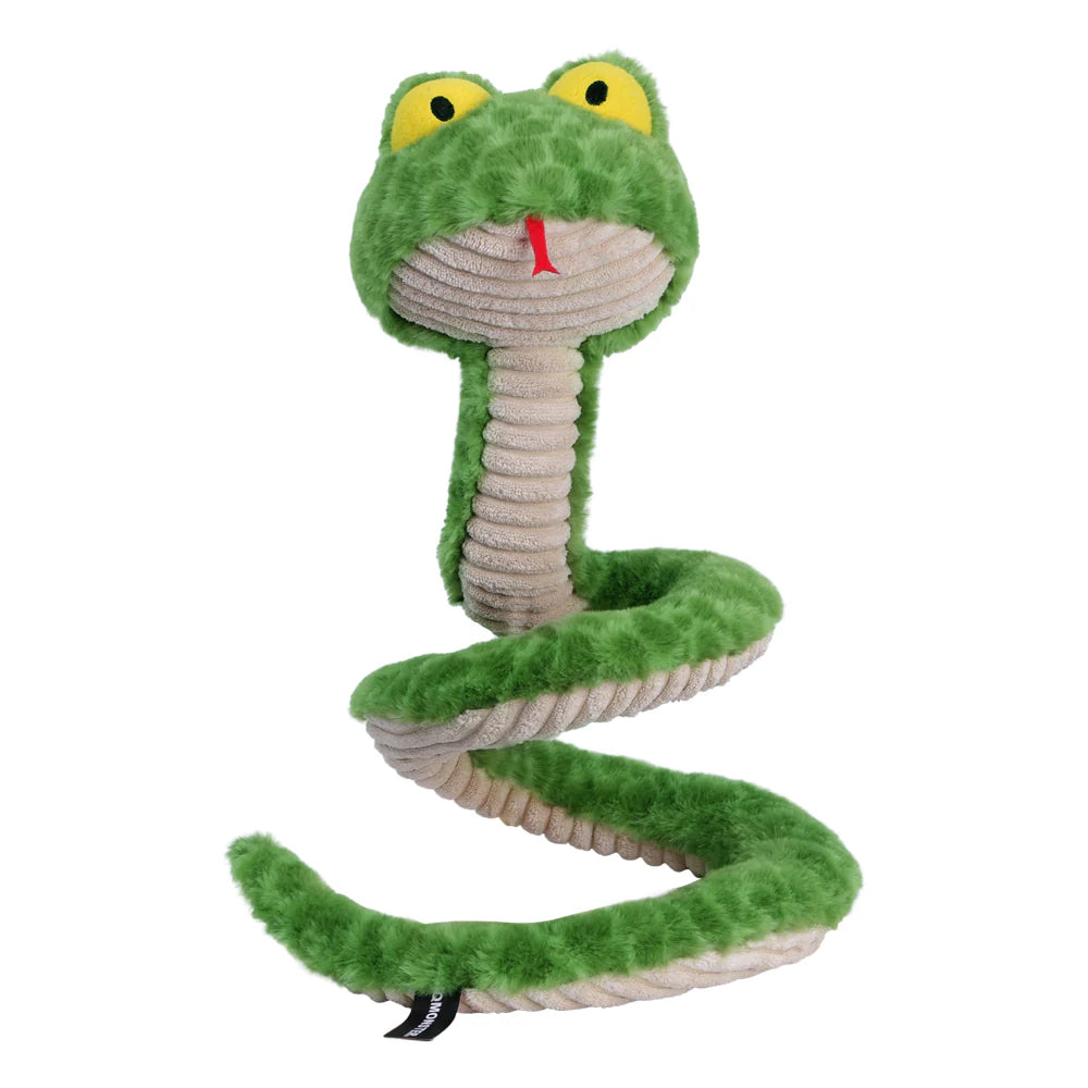 Pelucia Para Cães PETTA - Qmonster Cobra de Mola 100cm Verde