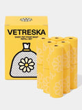 Vetreska Daisy Refil 12 Rolos - Conjunto de Sacos Cata Caca