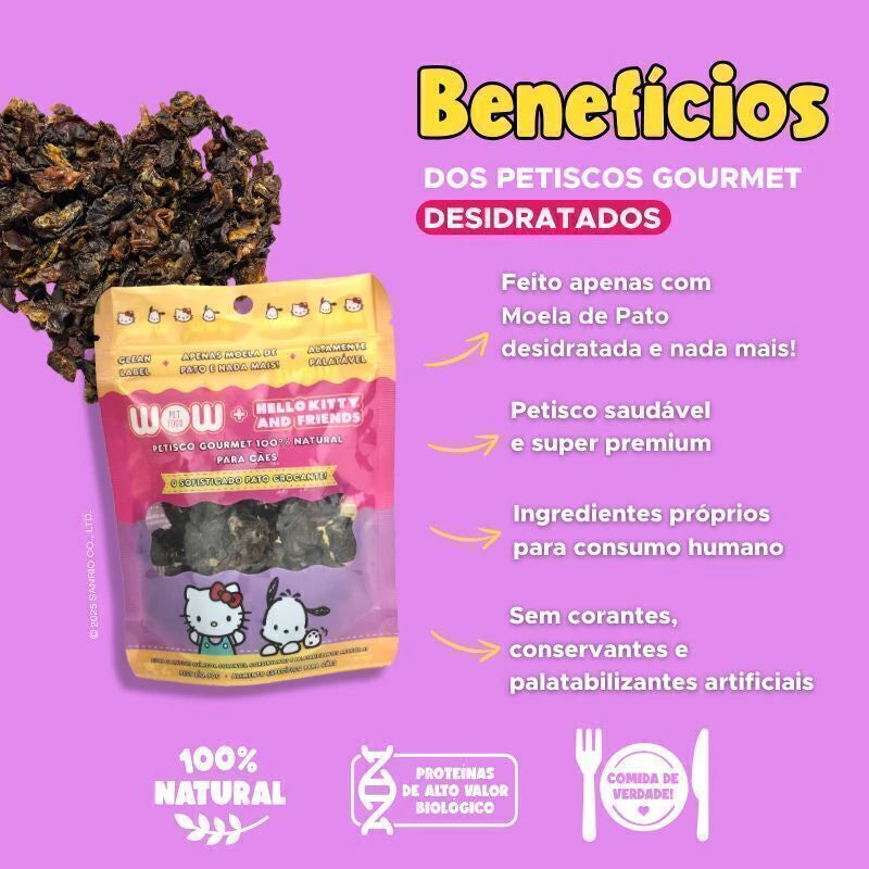 Petisco Gourmet para Cães de Pato - Wow Pet Food
