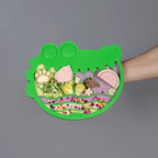 Tapete de Lamber de Silicone para Pets Feliz Crocodilo QMonster