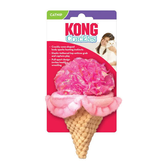 Kong Crackles Scoopz Brinquedo Para Gatos Com Catnip