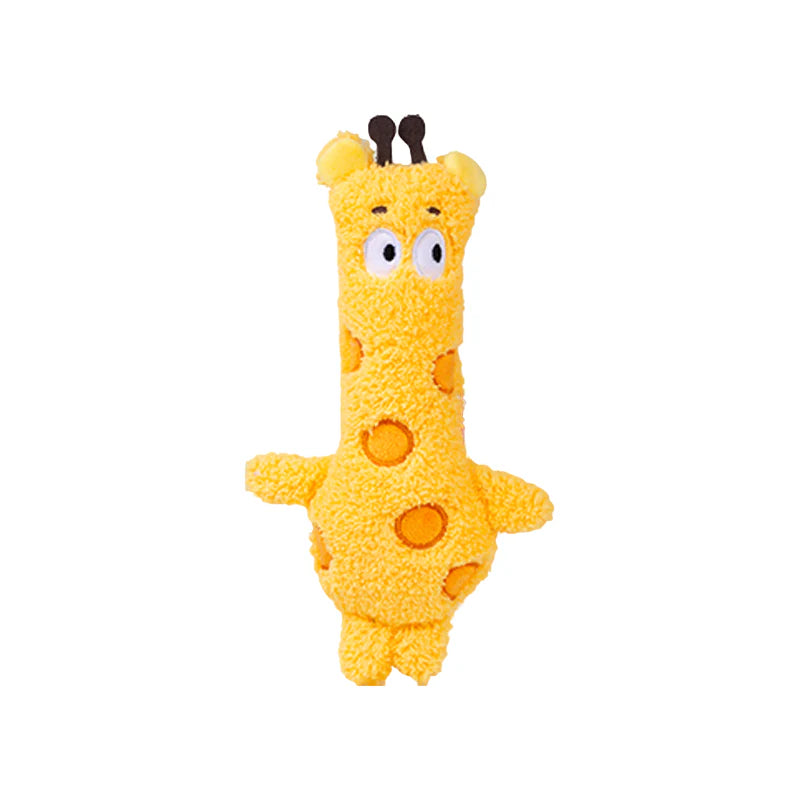 Pelucia Para Cães PETTA - Qmonster Festa Peluda Girafa