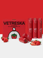 Vetreska Strawberry Poop Bags - Conjunto de Sacos Cata Caca 12 Rolos