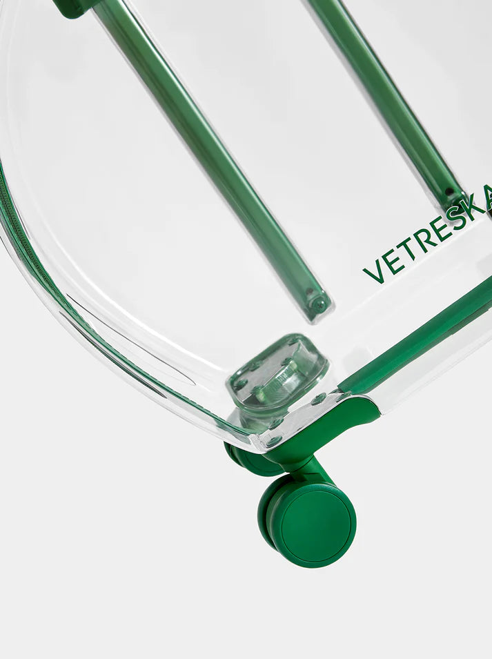 Vetreska Bubble Pet Carrier Green and Transparent - Mochila com Rodinhas