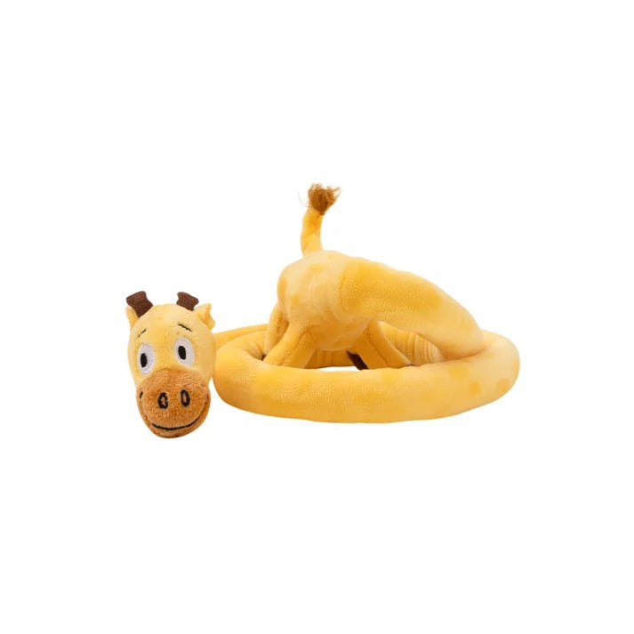 Brinquedo Interativo com Corda Animais Esticadinhos Girafa QMonster