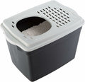 Banheiro Ferplast Jumpy Preto para Gatos