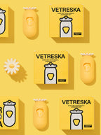Vetreska Daisy Poop Bags & Dispenser Set Daisy - 1 Cata Caca + 7 Rolos