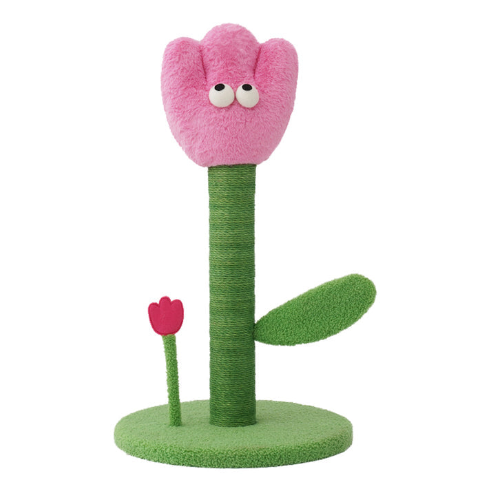 Arranhador Tulipa Rosa para Gatos Zeze