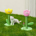 Arranhador Tulipa Amarelo para Gatos Zeze