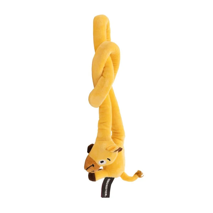 Brinquedo Interativo com Corda Animais Esticadinhos Girafa QMonster