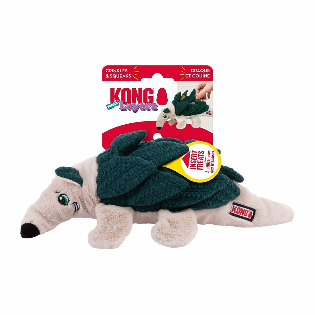 Kong Layerz Forage Armadillo Tatu Médio
