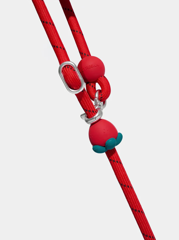Vetreska Connect Strawberry Hands-Free Rope Leash for Pets - Guia de Mãos Livres