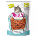 Petisco Truly Chicken Snacks Frango anti bola de pelos para gatos 50g