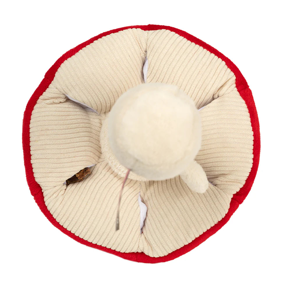 Qmonster Brinquedo para cachorro - Cogumelo Vermelho Curioso
