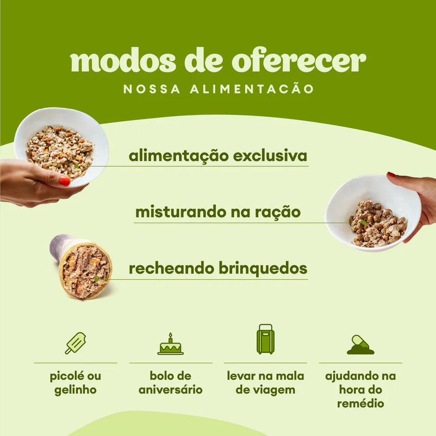 Patê Pet Delícia Natural Para Cães Sabor Cordeiro com Legumes 320g