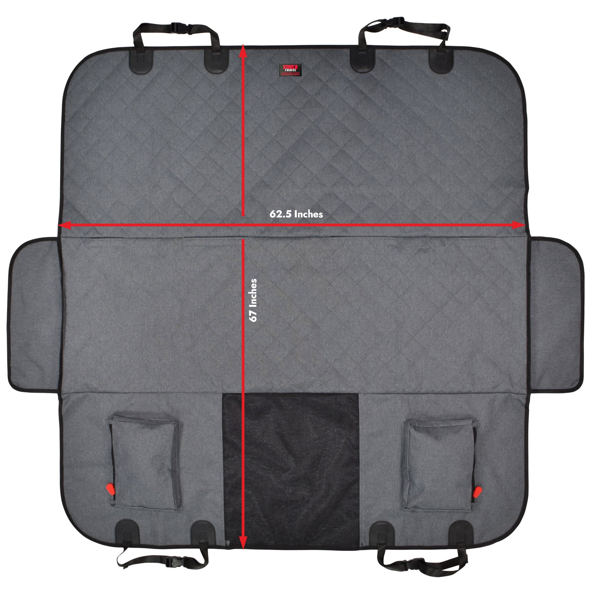 KONG Travel 2 em 1  Capa Protetora e Rede XL Ideal para carros grandes