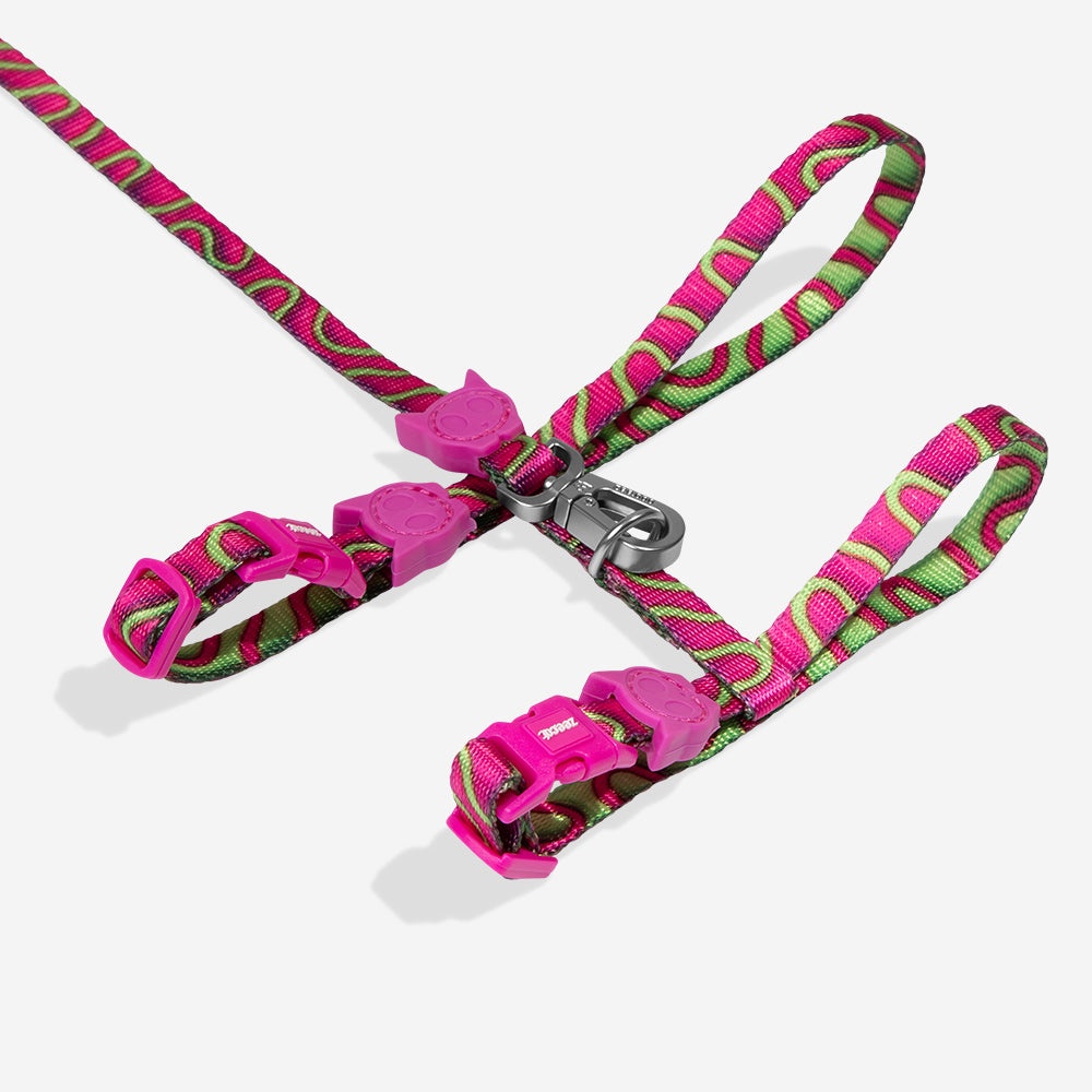 Peitoral com Guia para Gatos Zee.Cat H3D Jelly