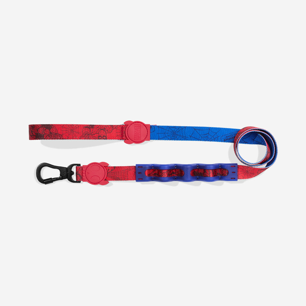 Guia Para Cachorros Zee Dog Com Amortecedor Ruff Leash Marvel Homem-Aranha