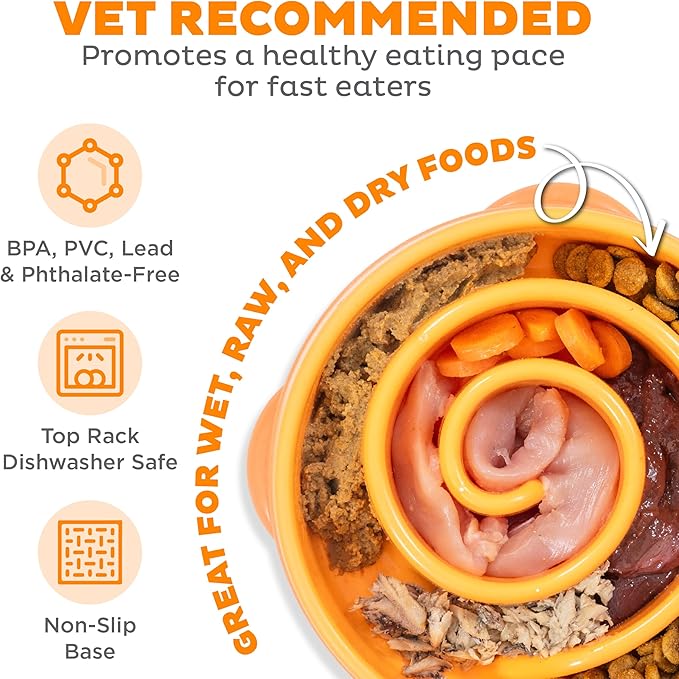 Outward Hound Fun Feeder Slo Bowl - Comedouro Lento G